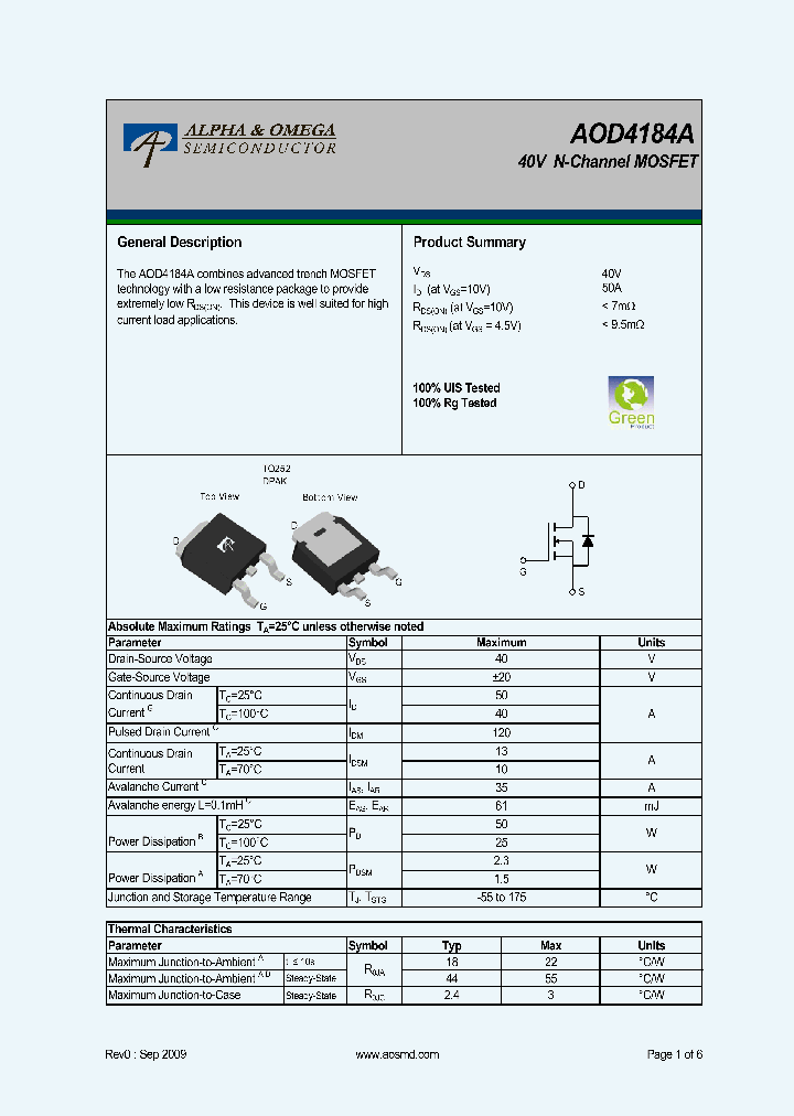 AOD4184A_5773193.PDF Datasheet