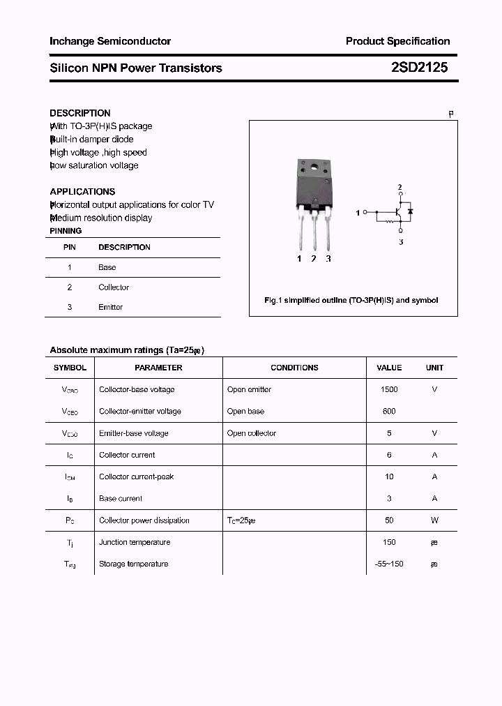 2SD2125_5777420.PDF Datasheet