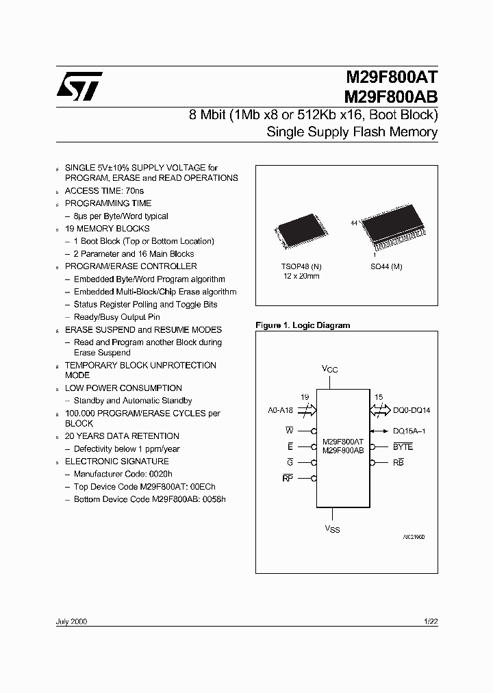 M29F800AB70N1_5816458.PDF Datasheet