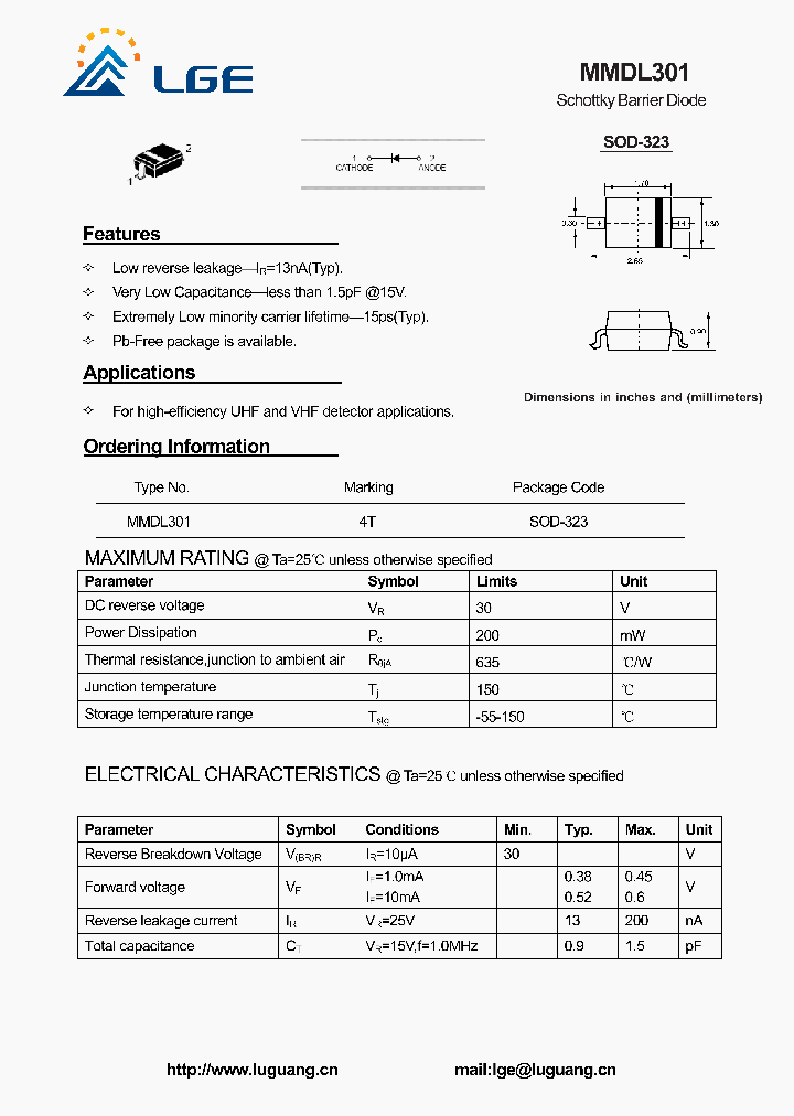 MMDL301_5833619.PDF Datasheet