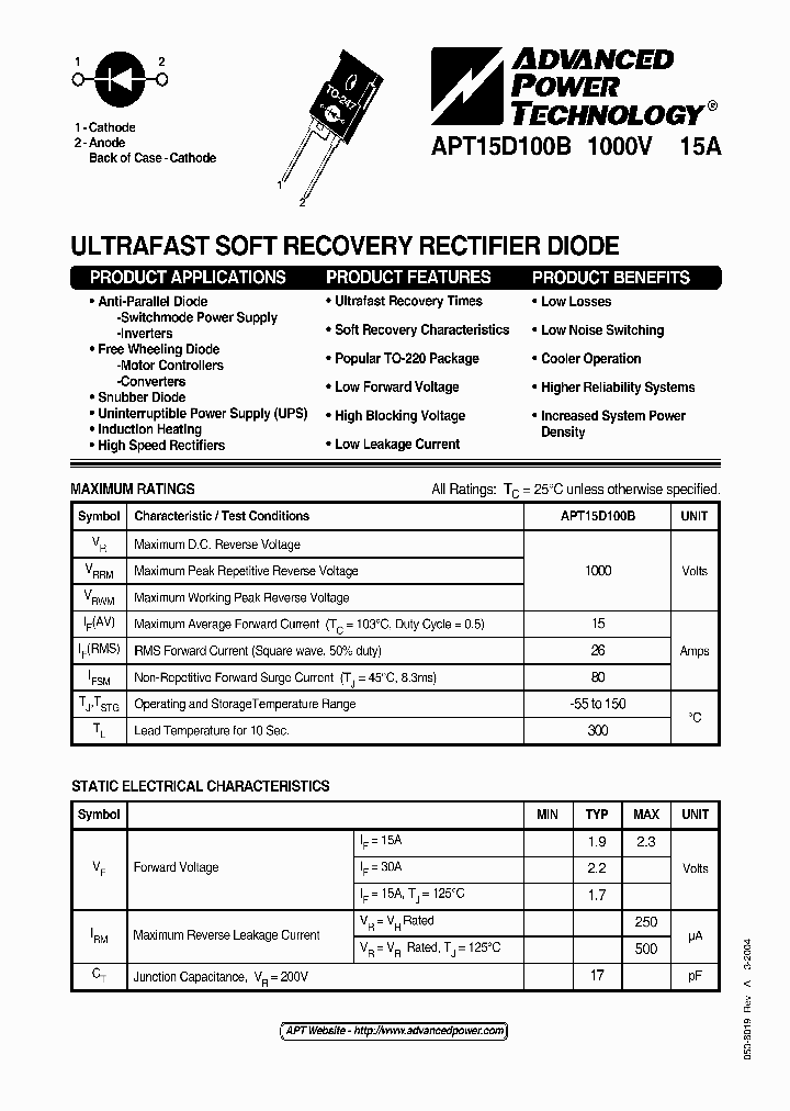 APT15D100B_5844853.PDF Datasheet