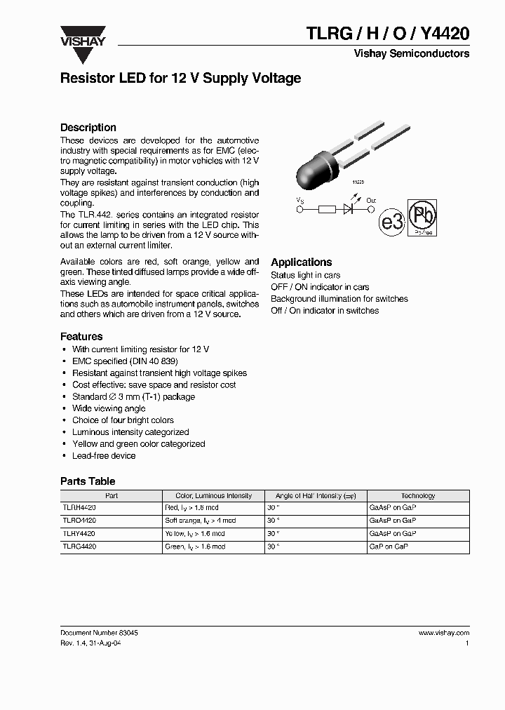 TLRY4420_5868451.PDF Datasheet