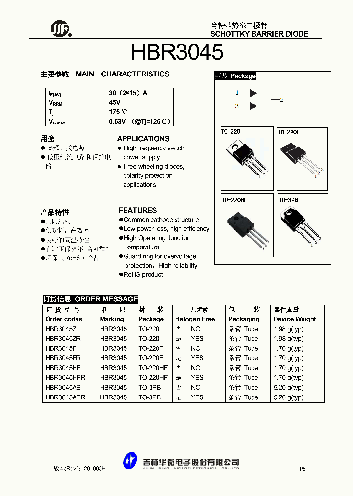 HBR3045ABR_5879591.PDF Datasheet