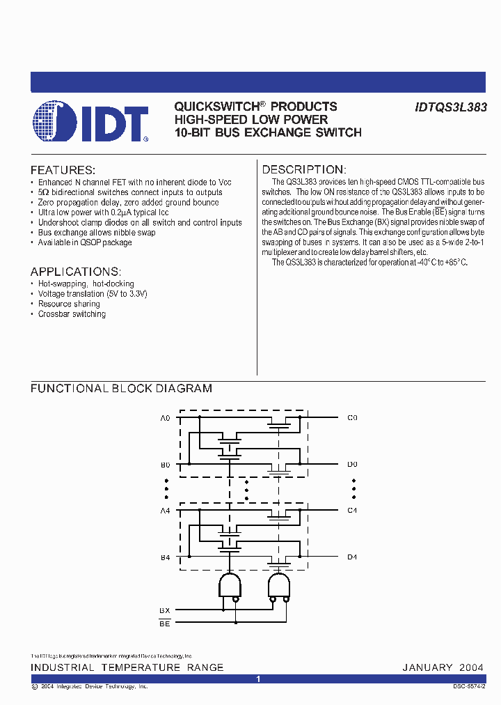 IDTQS3L383Q_5880444.PDF Datasheet