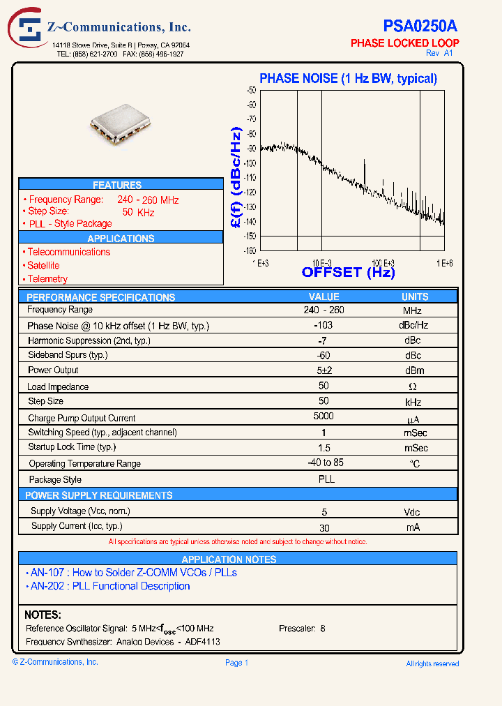 PSA0250A10_5900043.PDF Datasheet