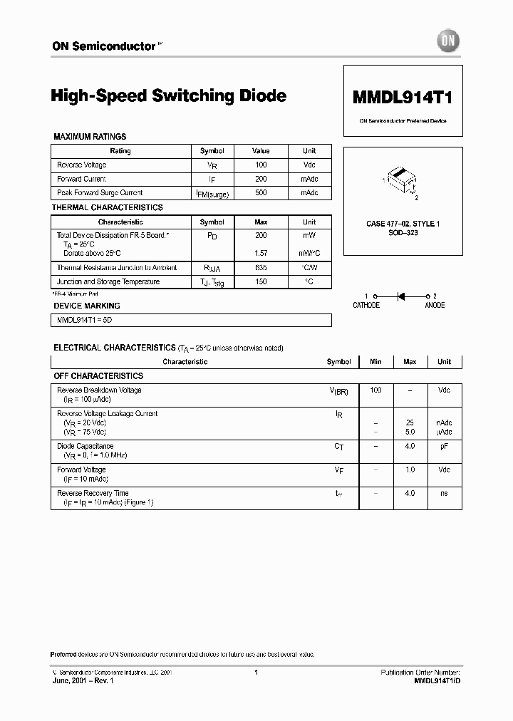 MMDL914T1-D_5897090.PDF Datasheet