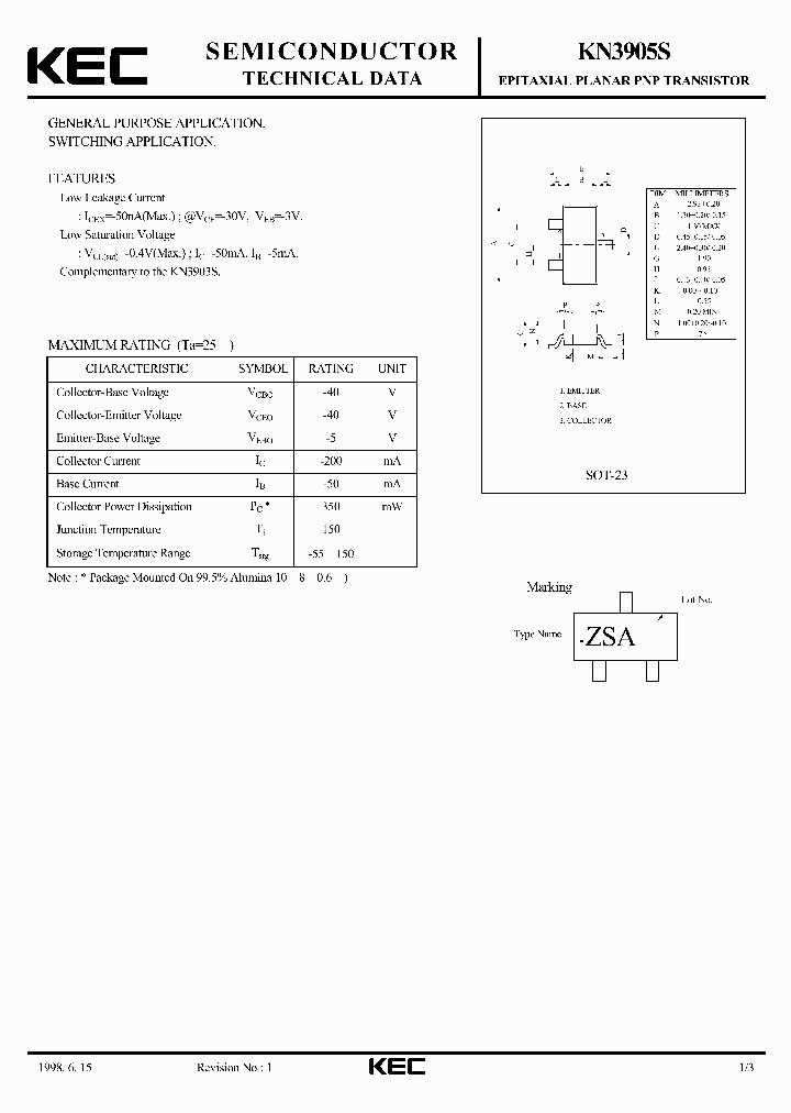 KN3905S_5908267.PDF Datasheet