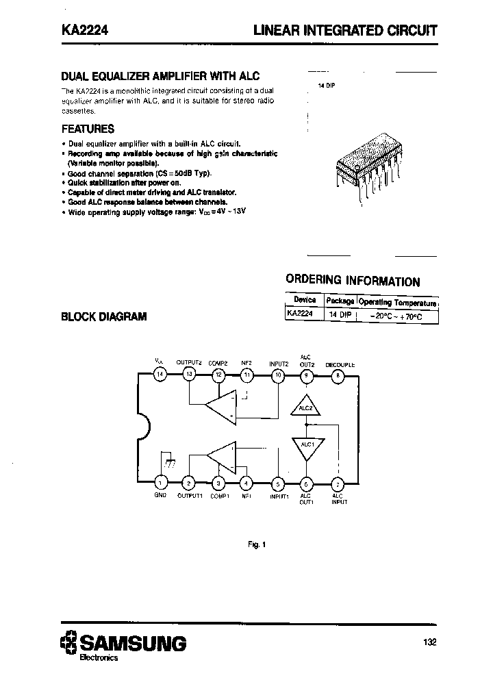 KA2224_5916701.PDF Datasheet Download --- IC-ON-LINE