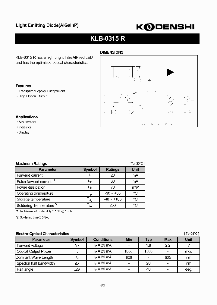 KLB-0315R_5934745.PDF Datasheet