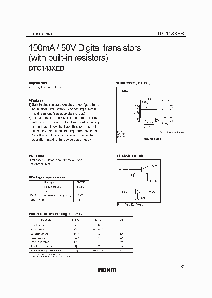 DTC143XEB_5939168.PDF Datasheet