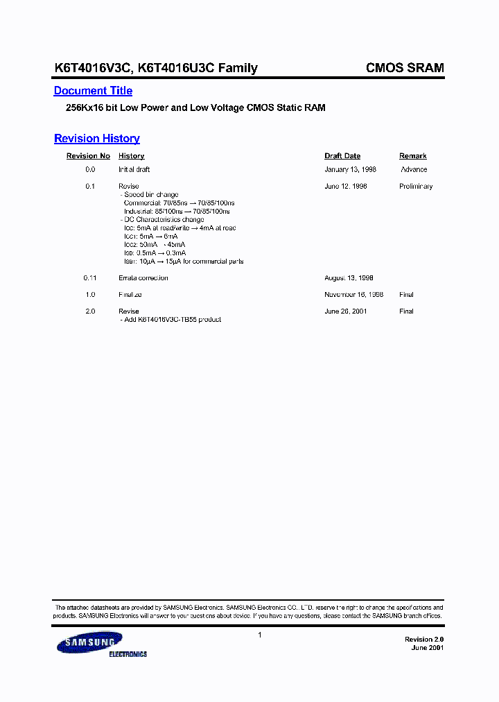 K6T4016V3CK6T4016U3CFAMILY_5948858.PDF Datasheet