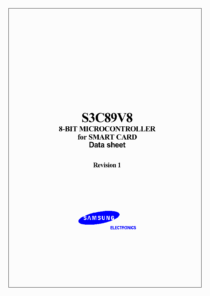 S3C89V8_5953155.PDF Datasheet