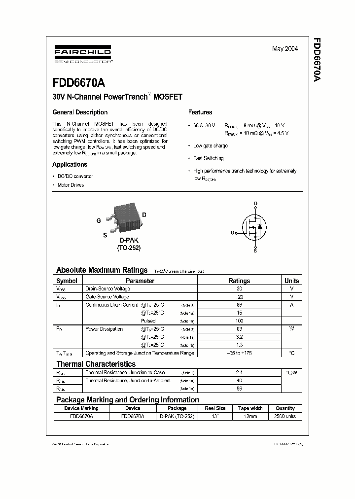 FDD6670ANL_5967744.PDF Datasheet