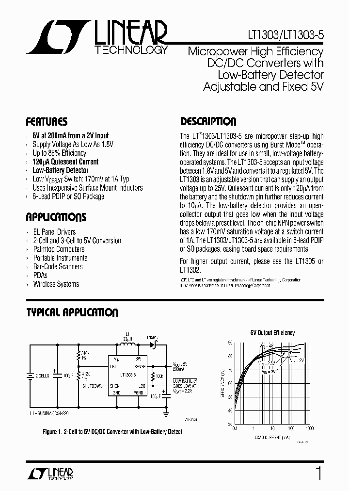 LT1303CS8PBF_5974300.PDF Datasheet