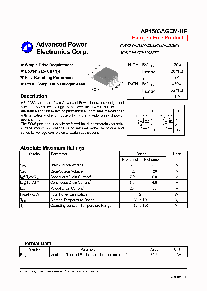 AP4503AGEM-HF_5991573.PDF Datasheet