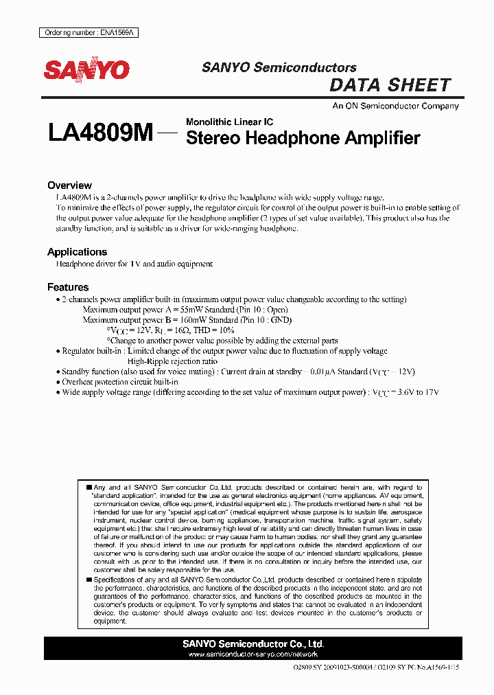 LA4809M_5997160.PDF Datasheet