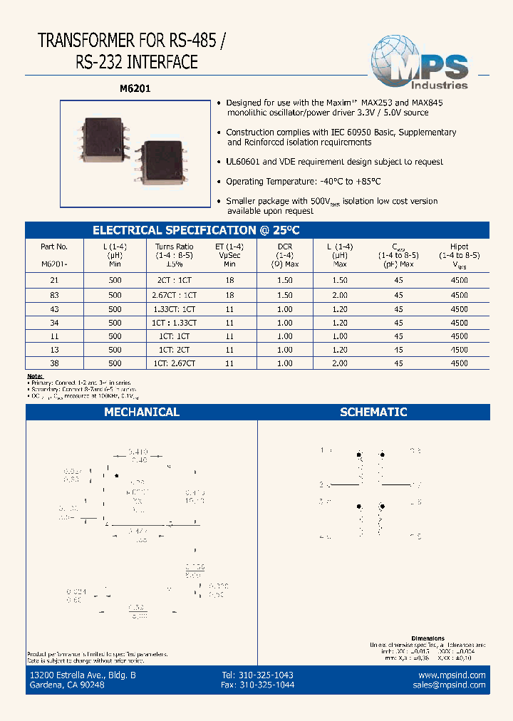 M6201-83_5997481.PDF Datasheet