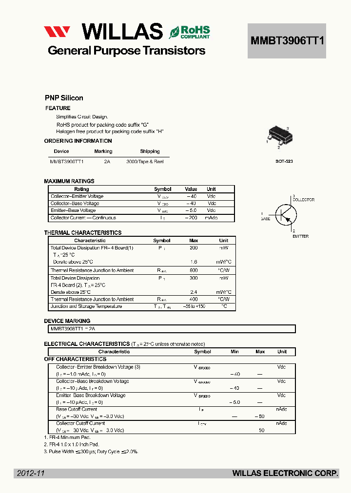 MMBT3906TT1_6001672.PDF Datasheet