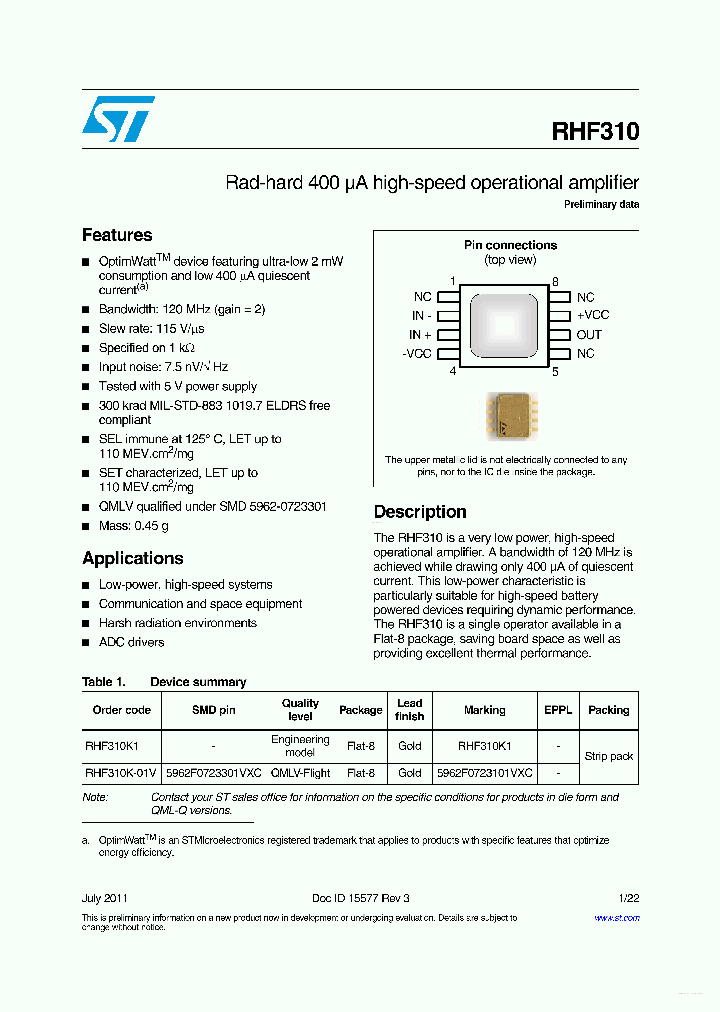 RHF310_6006350.PDF Datasheet