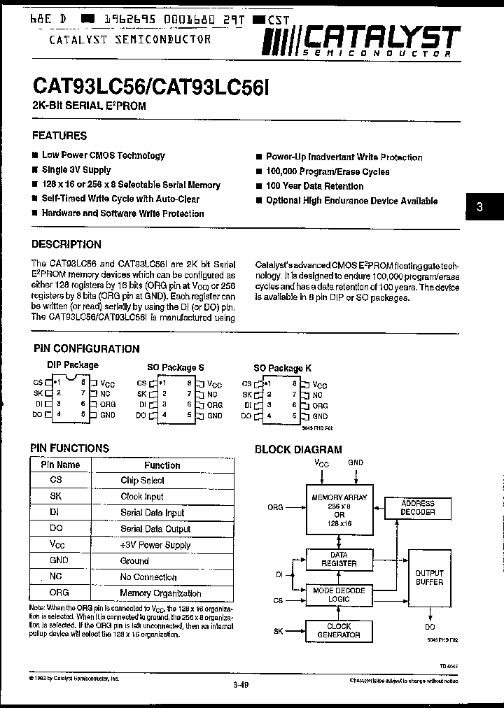 CAT93LC56K-TE7_6017829.PDF Datasheet