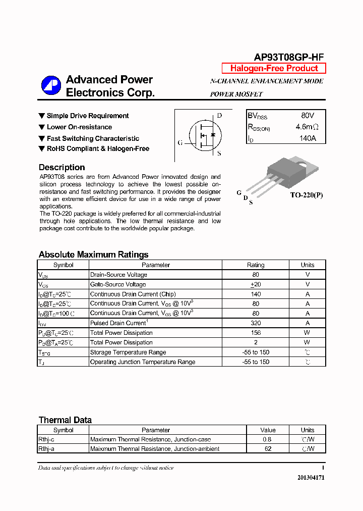 AP93T08GP-HF_6030469.PDF Datasheet