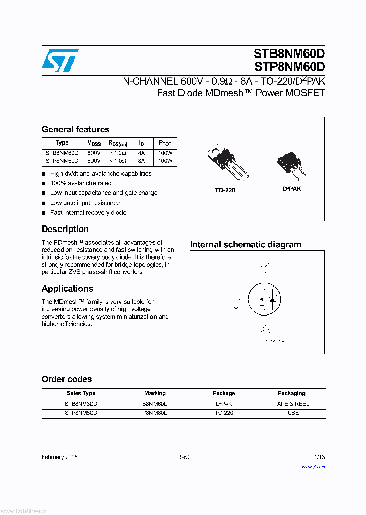 STB8NM60D_6054469.PDF Datasheet