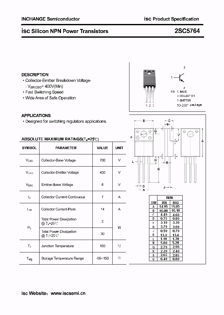 2SC5764_6059840.PDF Datasheet