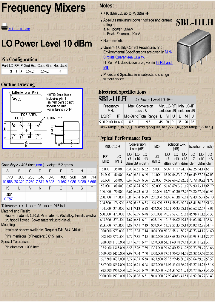 SBL-1-1LH_6057002.PDF Datasheet