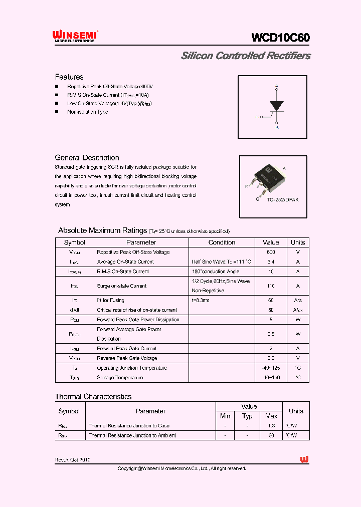 WCD10C60_6080620.PDF Datasheet