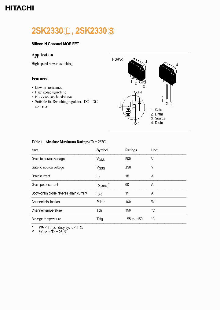 2SK2330S_6092068.PDF Datasheet