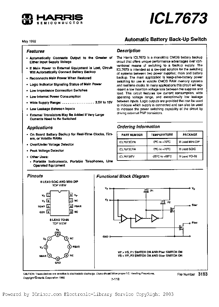 ICL7673CBA-T_6113177.PDF Datasheet