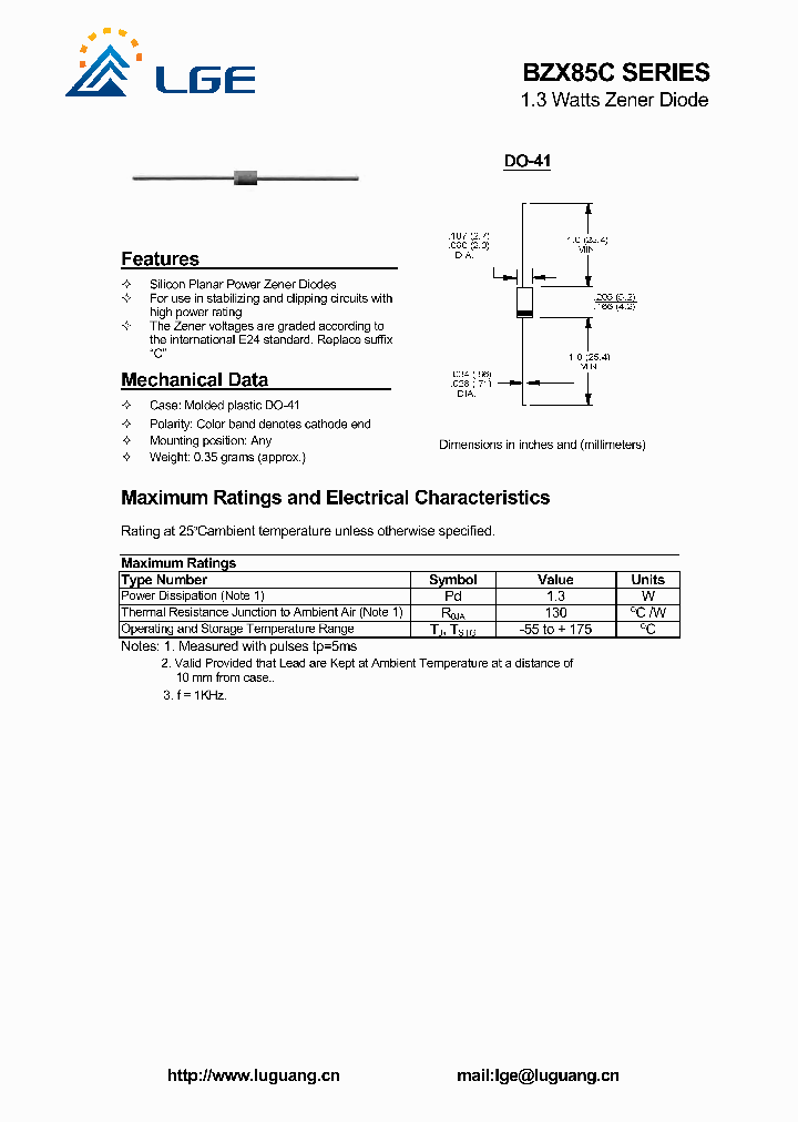 BZX85C15_6140527.PDF Datasheet