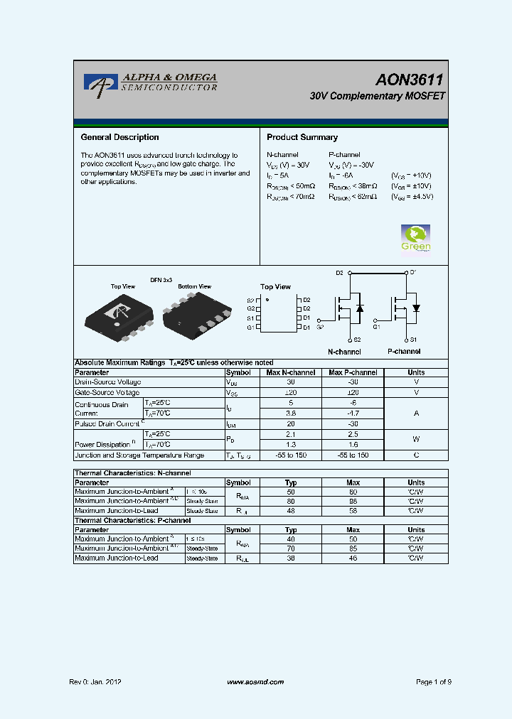 AON3611_6149089.PDF Datasheet