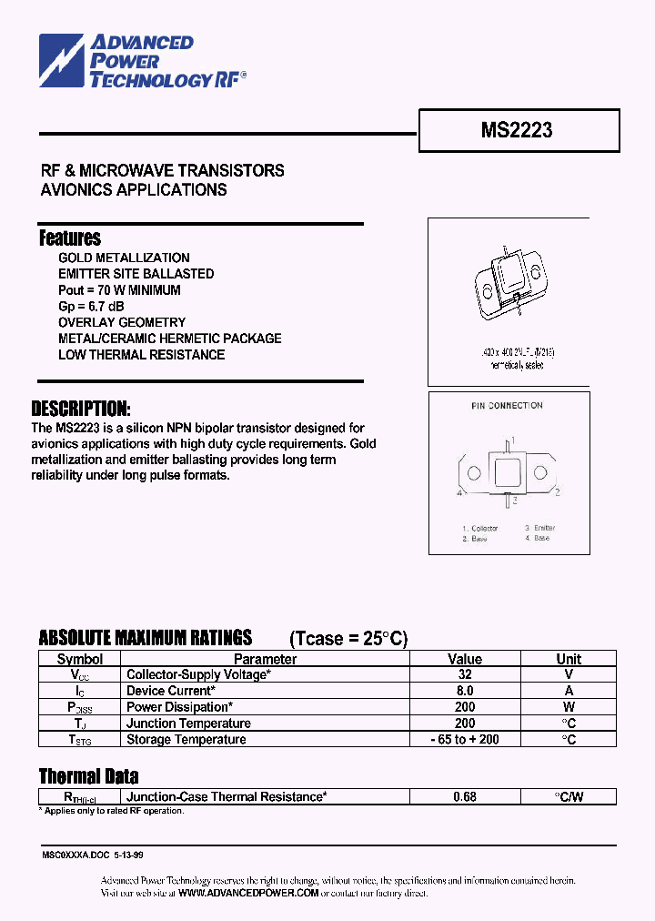 MS2223_6167812.PDF Datasheet