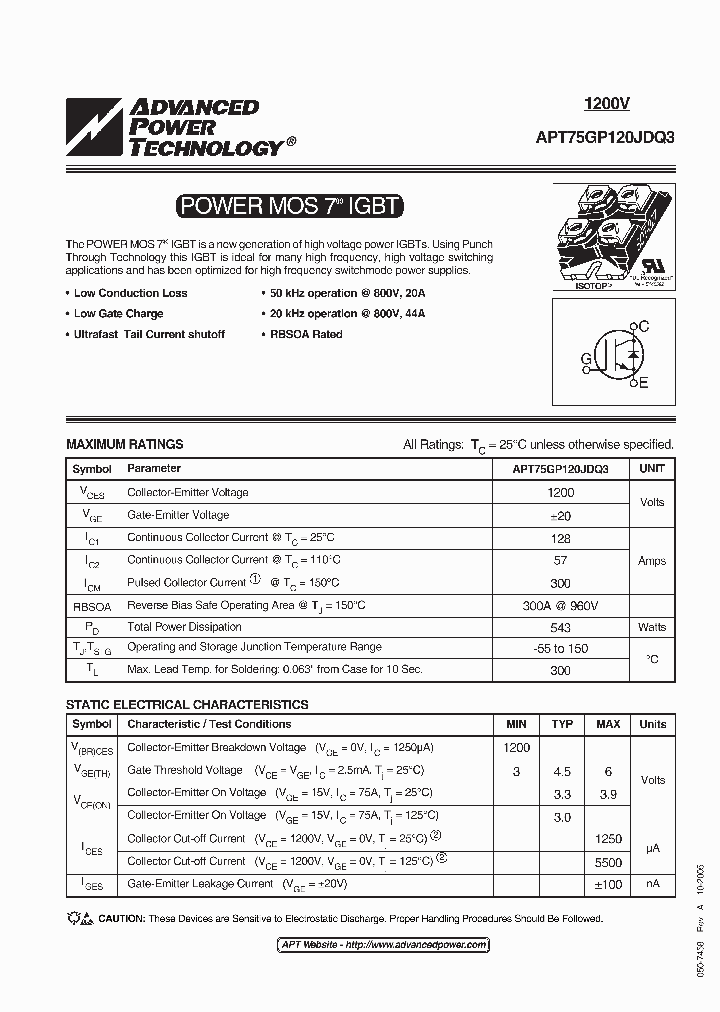 APT75GP120JDQ3_6187089.PDF Datasheet