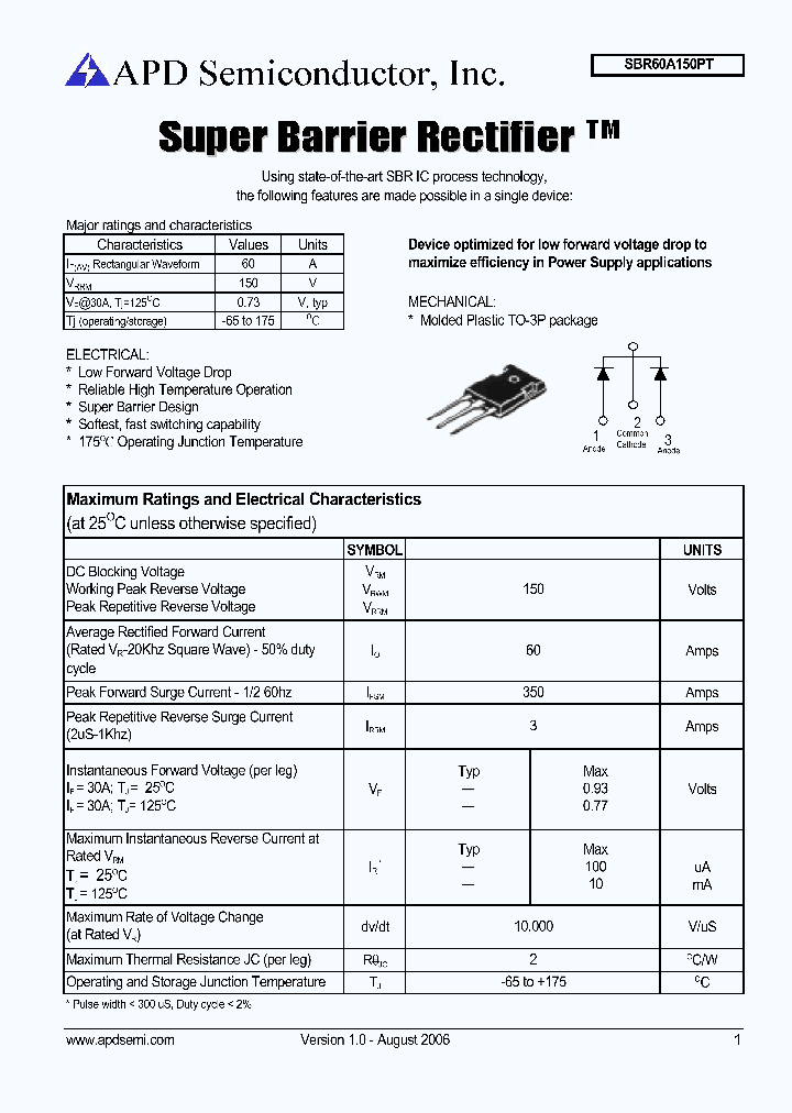 SBR60A150PT_6210115.PDF Datasheet