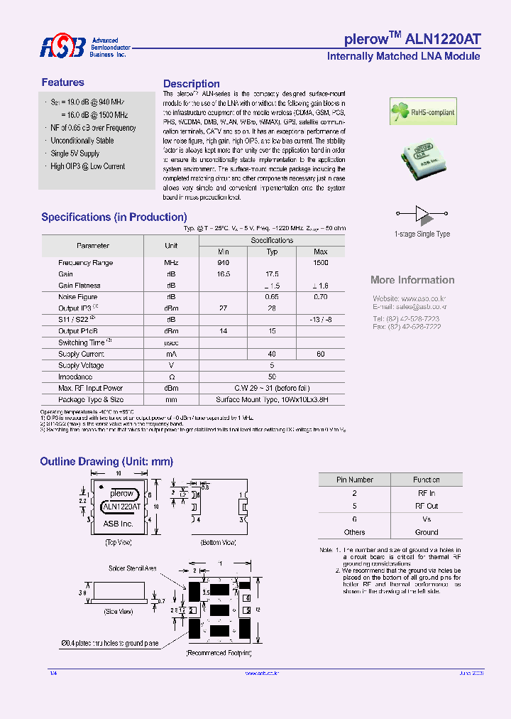 ALN1220AT_6219119.PDF Datasheet