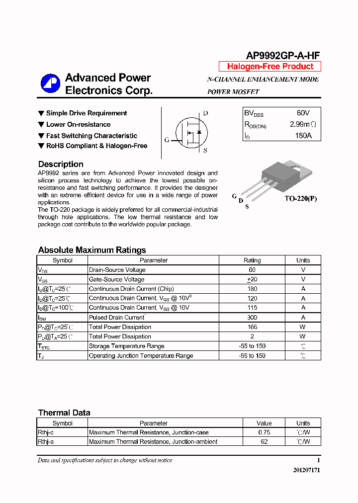 AP9992GP-A-HF_6226753.PDF Datasheet