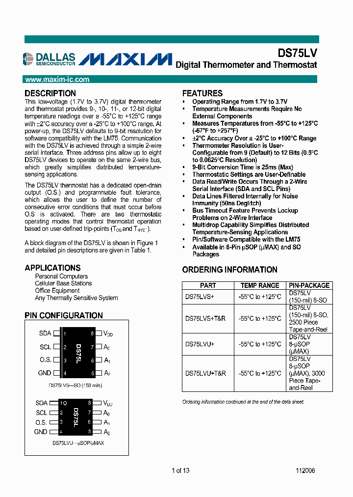 DS75LV0611_6227257.PDF Datasheet