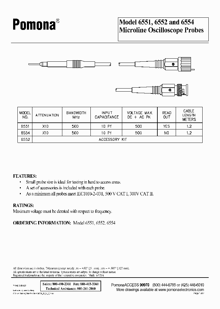 6552_6238427.PDF Datasheet Download --- IC-ON-LINE