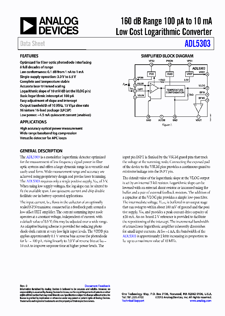 ADL5303-EVALZ_6241480.PDF Datasheet