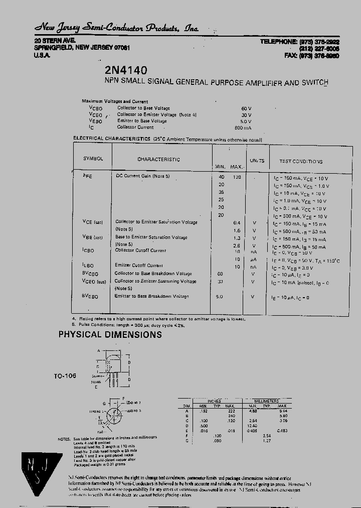 2N4140_6253603.PDF Datasheet