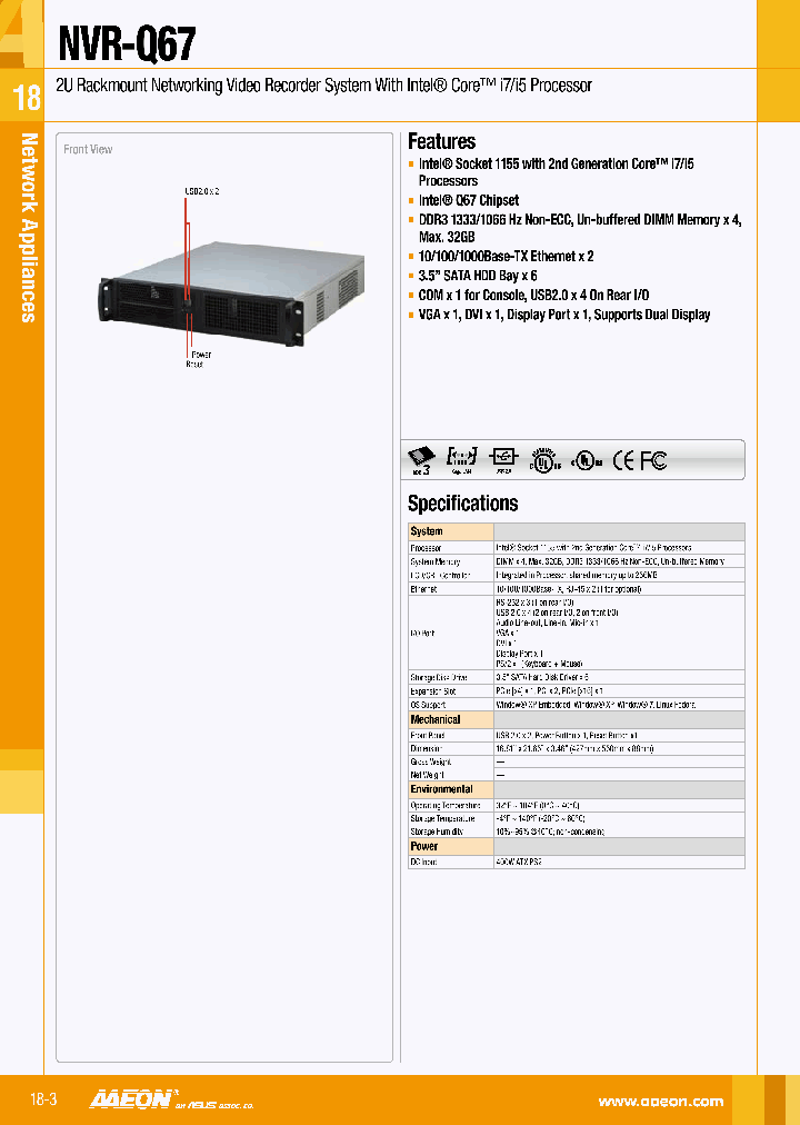 NVR-Q67-A10_6259322.PDF Datasheet