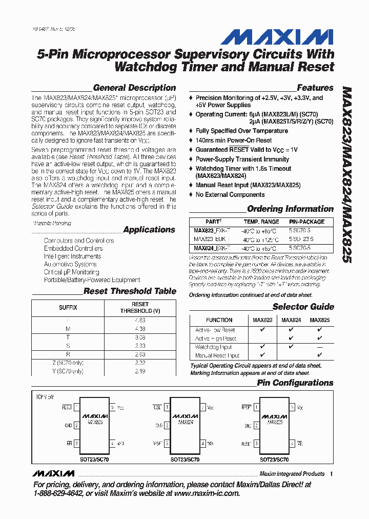 MAX824MEUKT_6272742.PDF Datasheet