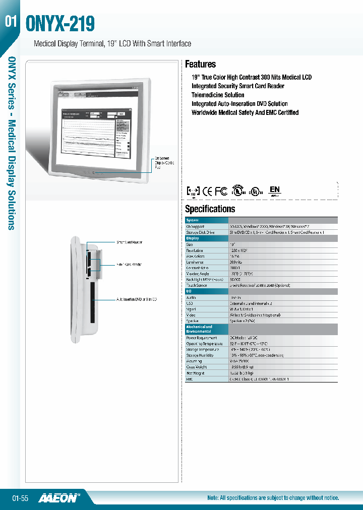 ONYX-219_6371330.PDF Datasheet