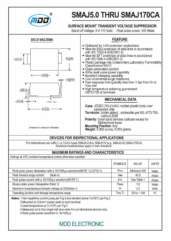 SMAJ50_6394733.PDF Datasheet