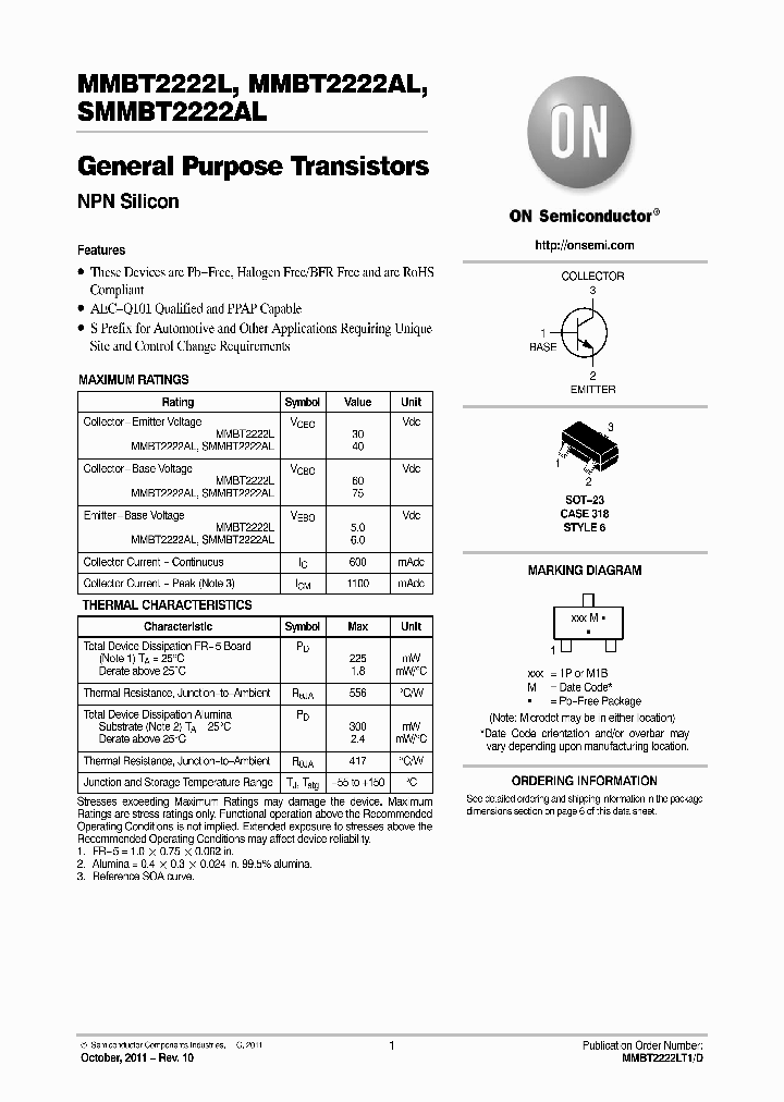 SMMBT2222ALT1G_6403152.PDF Datasheet