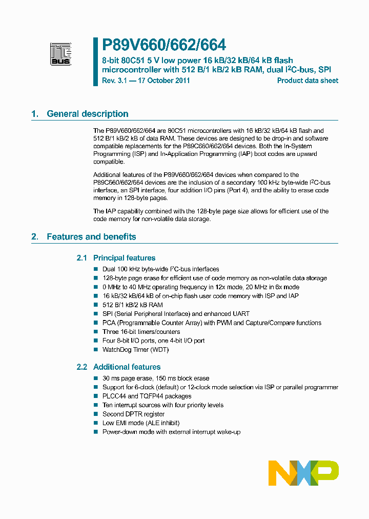 P89V664FA512_6406501.PDF Datasheet