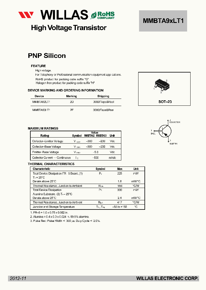 MMBTA9XLT1_6414364.PDF Datasheet