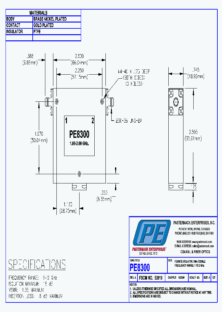 PE8300_6430088.PDF Datasheet